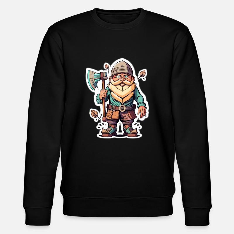 Zwerg - Stanley/Stella Unisex Bio-Sweatshirt CHANGER  - Schwarz
