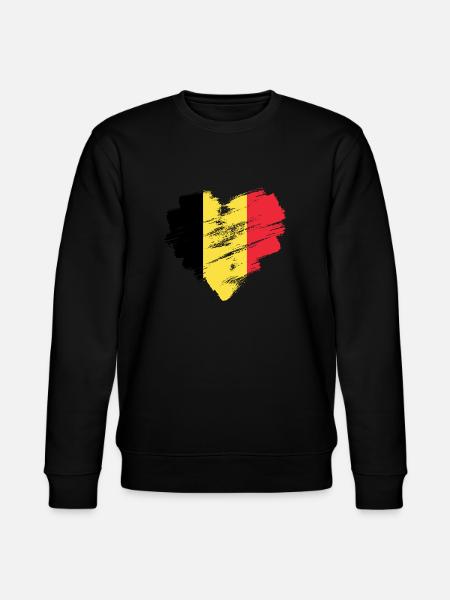 Belgium - Stanley/Stella CHANGER Unisex Organic Sweatshirt - black