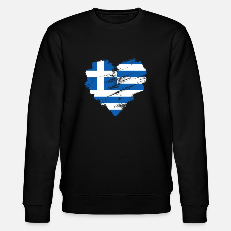 Grèce - Sweat bio CHANGER Stanley/Stella Unisexe - noir