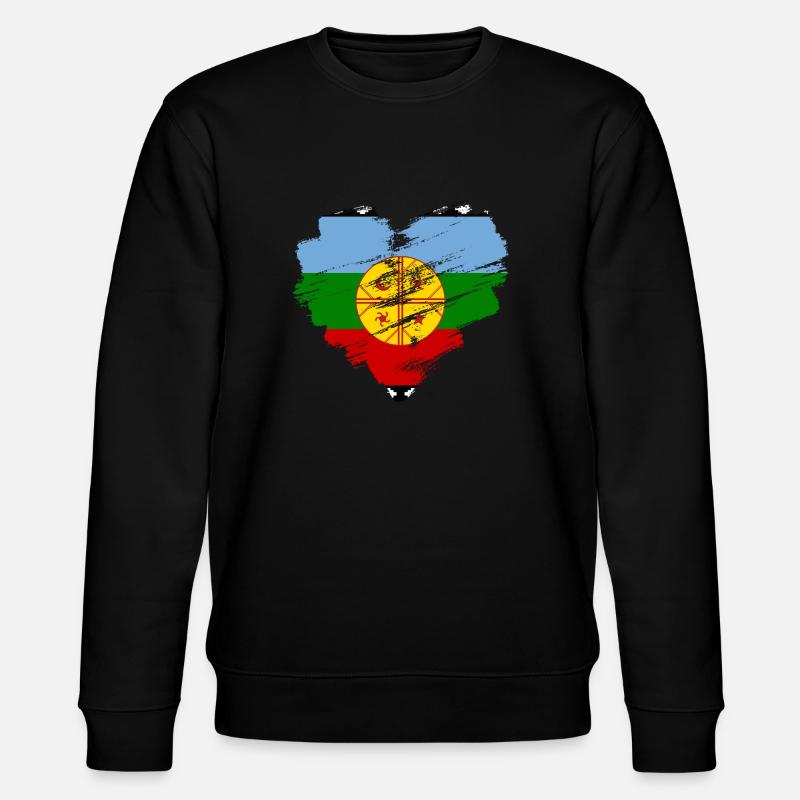Mapuche - Stanley/Stella Unisex Bio-Sweatshirt CHANGER  - Schwarz