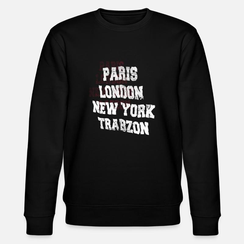 Trabzon Town - Stanley/Stella CHANGER Unisex Organic Sweatshirt - black