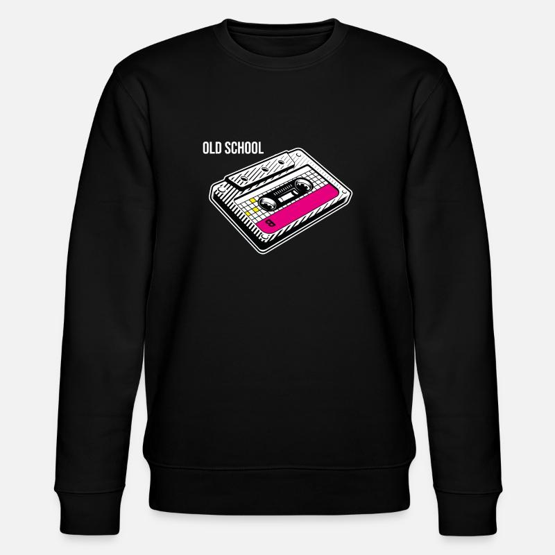 Old School - Stanley/Stella Unisex Bio-Sweatshirt CHANGER  - Schwarz