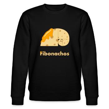Fibonachos - Fibonacci Math Nerd Shirt Nachos - Sweat bio CHANGER Stanley/Stella Unisexe - noir - Devant - Nik (191cm) & Marisol (170cm)