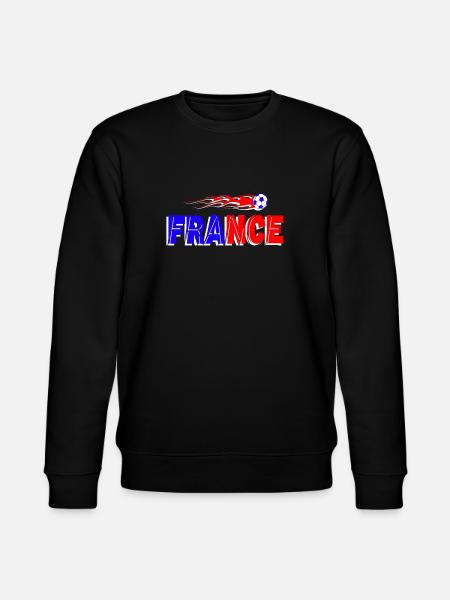 france - Stanley/Stella CHANGER Unisex Organic Sweatshirt - black