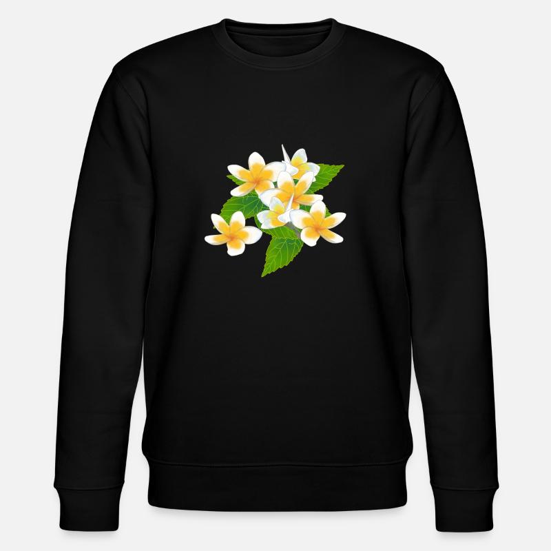 Frangipani - Stanley/Stella Unisex Bio-Sweatshirt CHANGER  - Schwarz