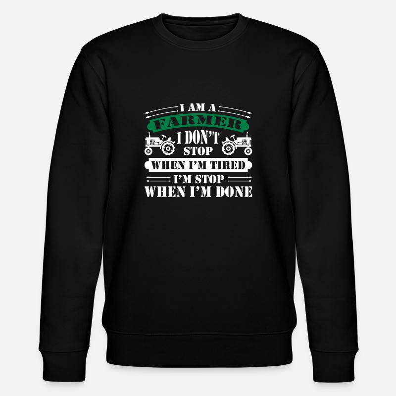 I Am A Farmer - Sweat bio CHANGER Stanley/Stella Unisexe - noir