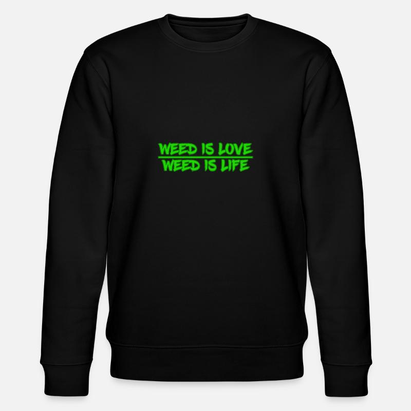 Weed - Stanley/Stella Unisex Bio-Sweatshirt CHANGER  - Schwarz