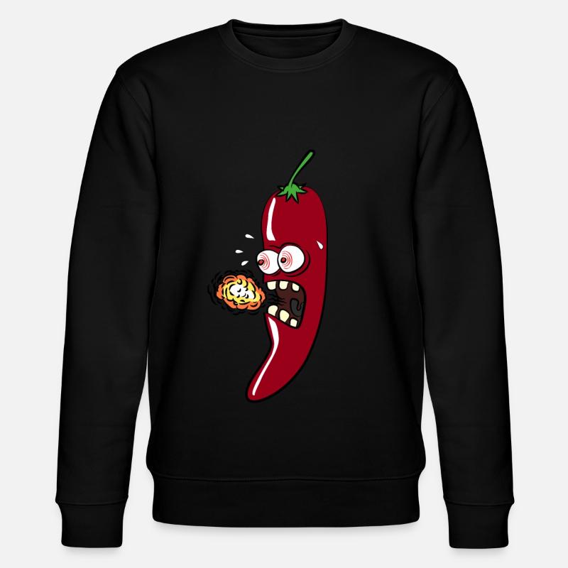 CHILI CHAUD - Sweat bio CHANGER Stanley/Stella Unisexe - noir