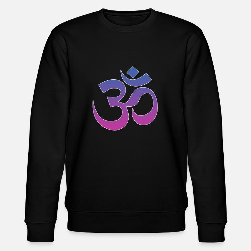 Om Yoga Namaste - Stanley/Stella Unisex Bio-Sweatshirt CHANGER  - Schwarz