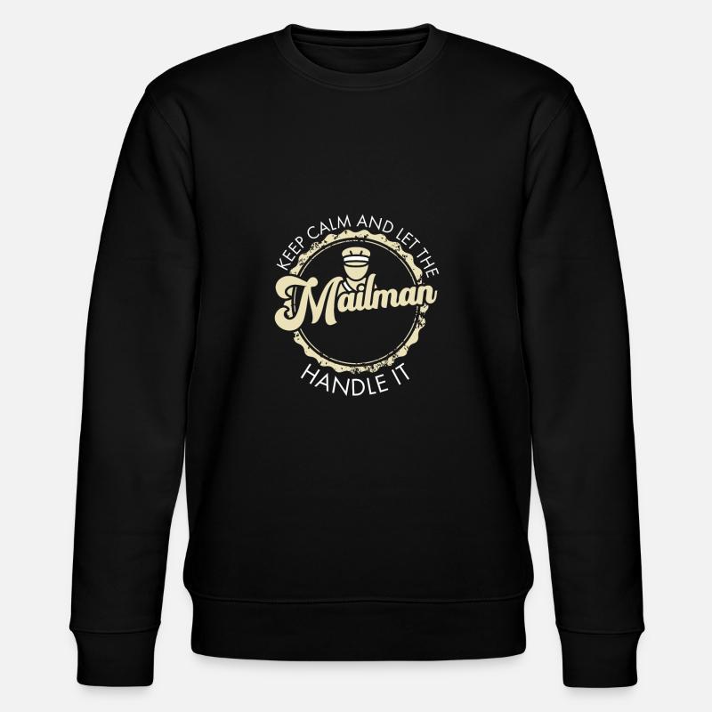Postbote Postbotin Post Briefträger - Stanley/Stella Unisex Bio-Sweatshirt CHANGER  - Schwarz