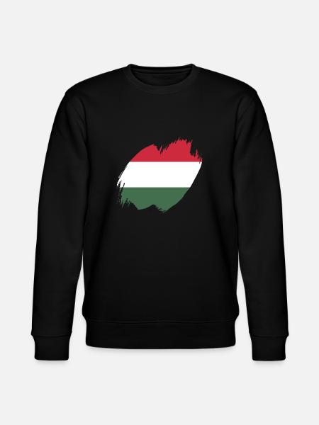 Ungarn Flag Ungarsk flag Balaton Ungarn - Stanley/Stella økologisk unisex-sweatshirt CHANGER - sort