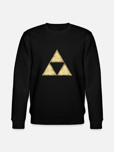 Triforce, Triangle, Triforce, Math, Geometry - Stanley/Stella CHANGER Unisex Organic Sweatshirt - black