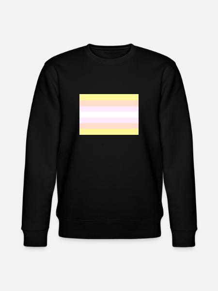 Pangender pride flag - Stanley/Stella CHANGER Unisex Organic Sweatshirt - black