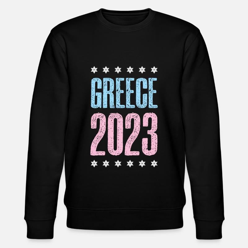 Greece 2023 - Stanley/Stella Unisex Bio-Sweatshirt CHANGER  - Schwarz