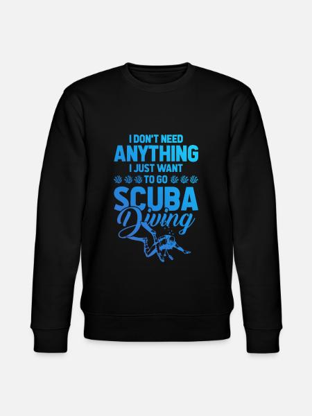 Diving scuba diving - Stanley/Stella CHANGER Unisex Organic Sweatshirt - black