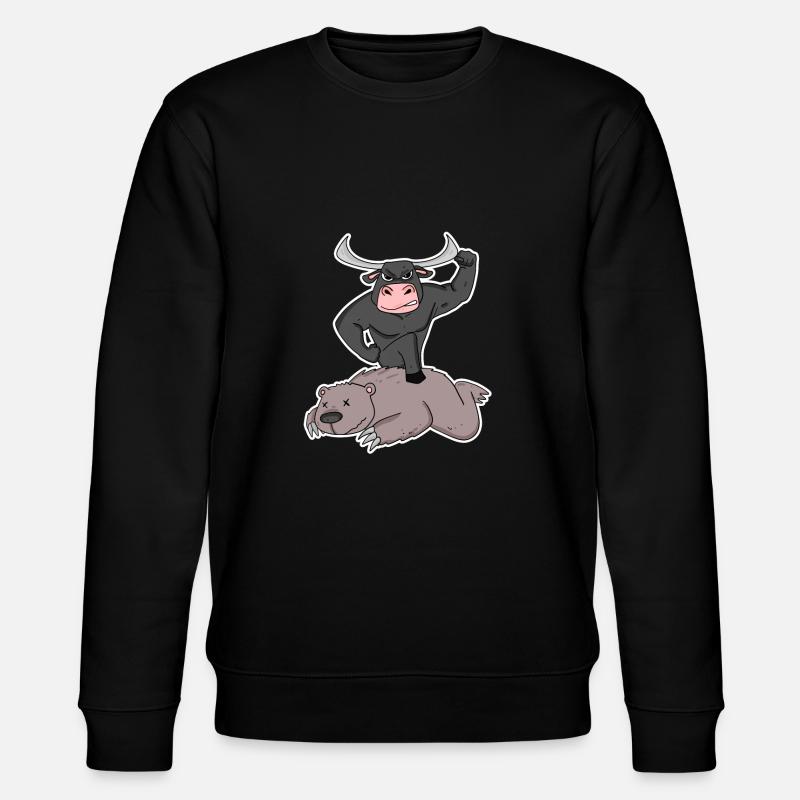 Échange haussier et baissier - Sweat bio CHANGER Stanley/Stella Unisexe - noir
