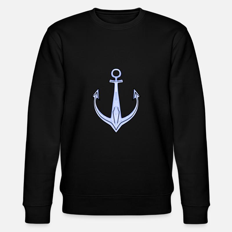 ancre - Sweat bio CHANGER Stanley/Stella Unisexe - noir