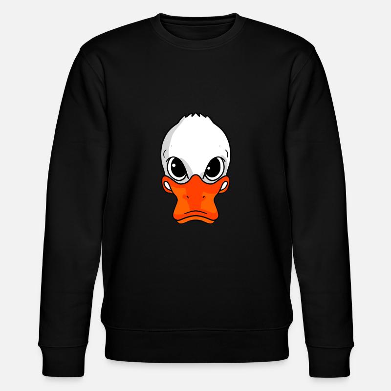 Evil Duck - Stanley/Stella CHANGER Unisex Organic Sweatshirt - black