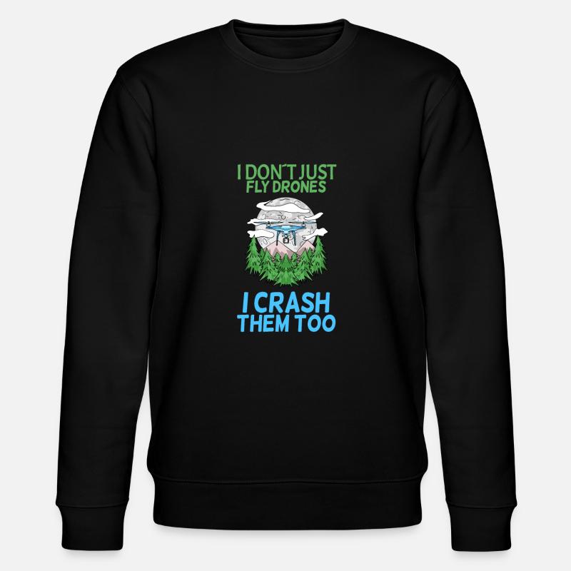 Drone - Sweat bio CHANGER Stanley/Stella Unisexe - noir