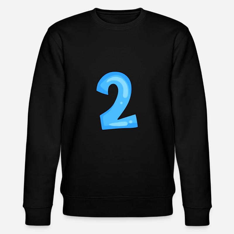 2 blau - Stanley/Stella Unisex Bio-Sweatshirt CHANGER  - Schwarz