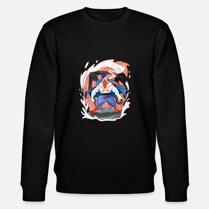Mouette avec ancre - Sweat bio CHANGER Stanley/Stella Unisexe - noir