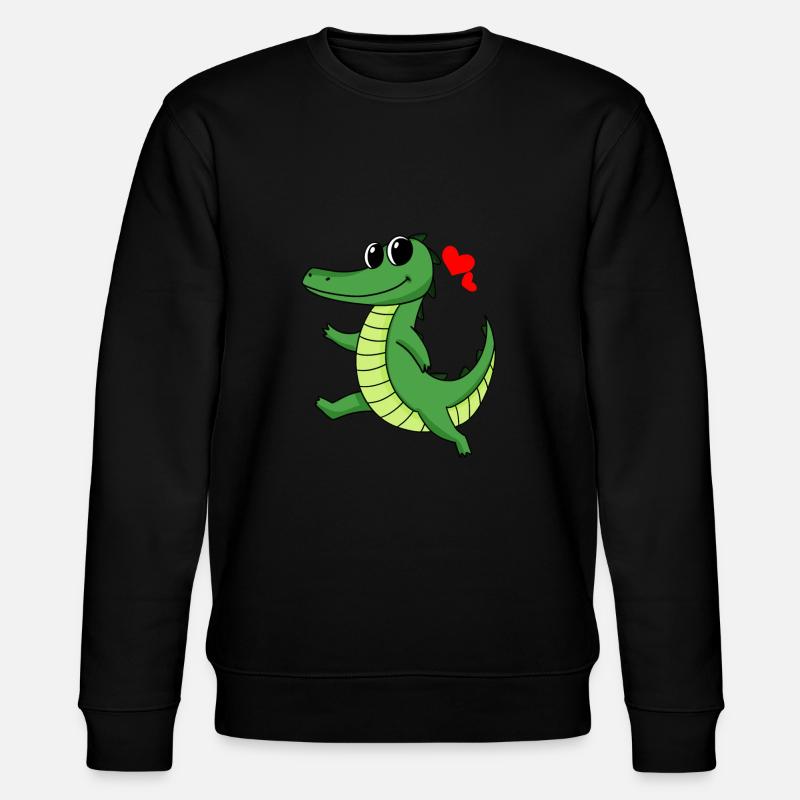 Crocodile - Sweat bio CHANGER Stanley/Stella Unisexe - noir