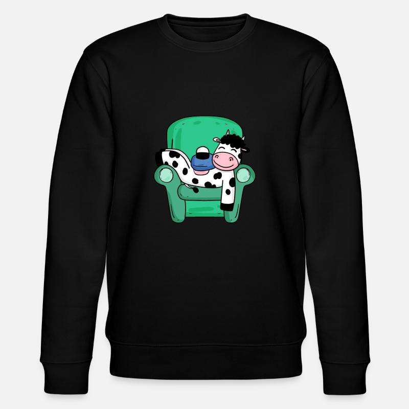 Vache - Sweat bio CHANGER Stanley/Stella Unisexe - noir