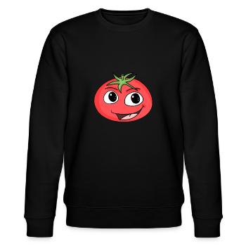 Tomate - Sweat bio CHANGER Stanley/Stella Unisexe - noir - Devant - Nik (191cm) & Marisol (170cm)