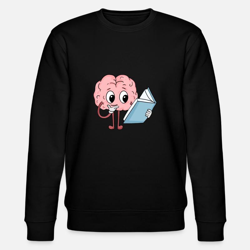 Brain reading - Stanley/Stella CHANGER Unisex Organic Sweatshirt - black