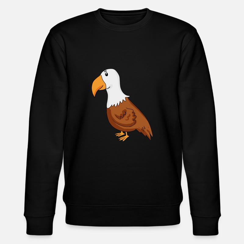 Adler - Stanley/Stella Unisex Bio-Sweatshirt CHANGER  - Schwarz