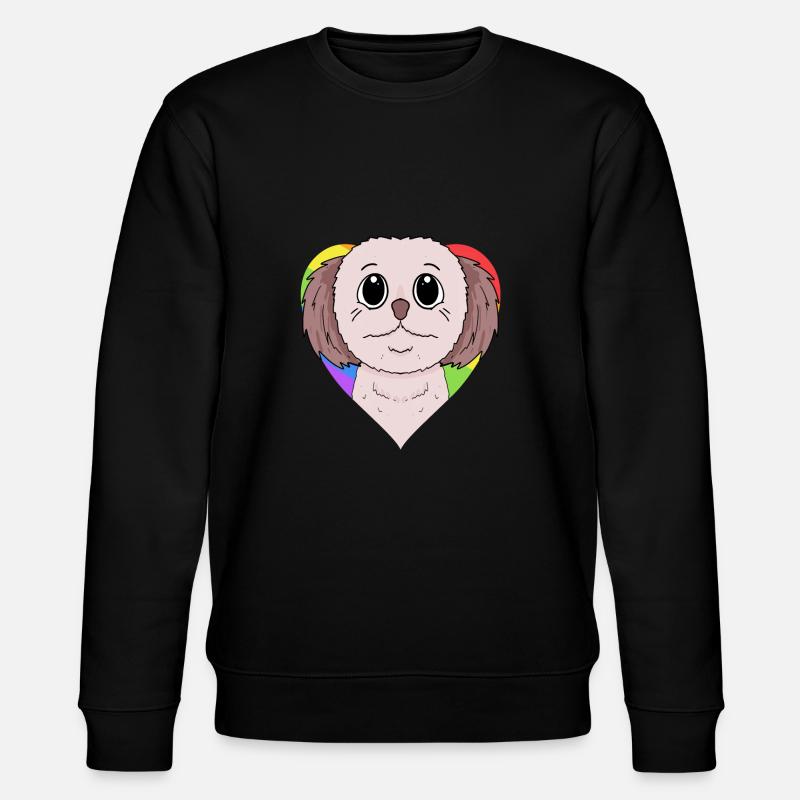 Shih Tzu Hund - Stanley/Stella Unisex Bio-Sweatshirt CHANGER  - Schwarz