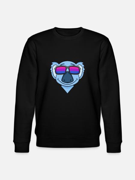 Bisexual Koala Bisexuality Gift - Stanley/Stella CHANGER Unisex Organic Sweatshirt - black