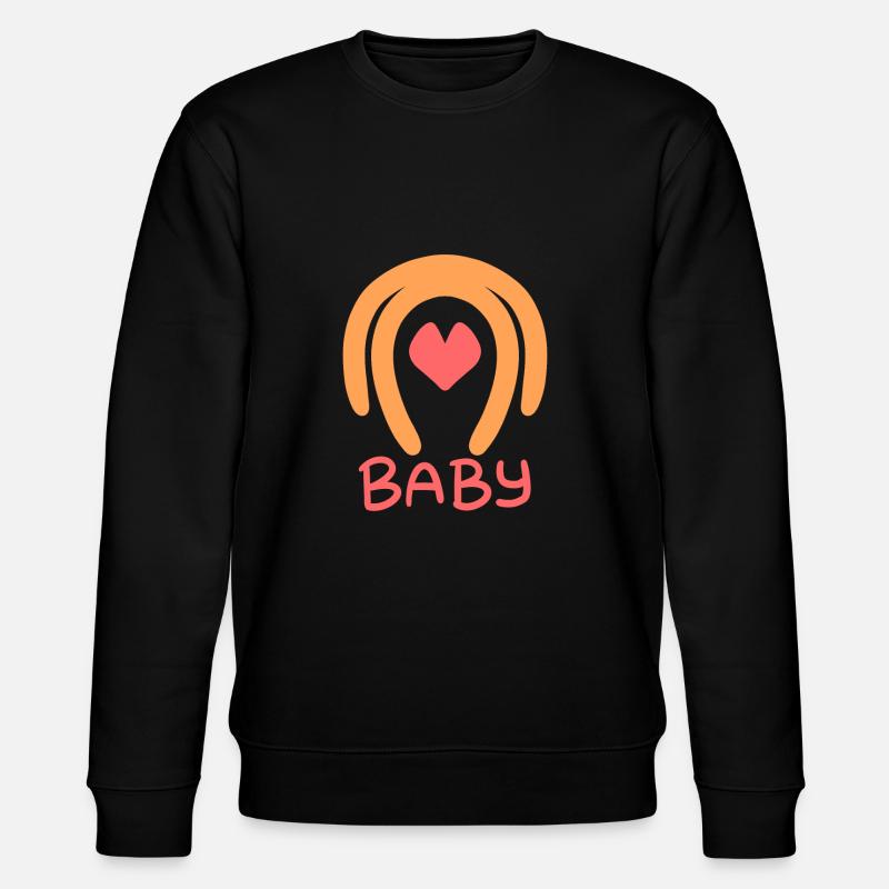Baby - Stanley/Stella Unisex Bio-Sweatshirt CHANGER  - Schwarz