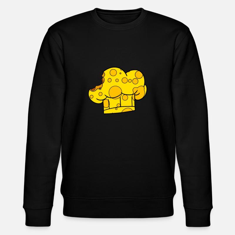 Chapeau de chef cheese cook - Sweat bio CHANGER Stanley/Stella Unisexe - noir
