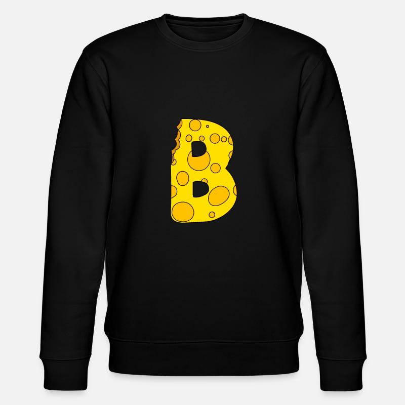 Buchstabe B - Stanley/Stella Unisex Bio-Sweatshirt CHANGER  - Schwarz