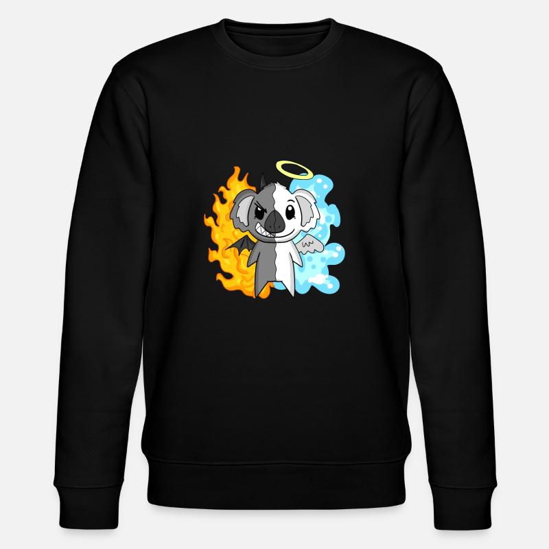 Koala - Anges et Diables - Sweat bio CHANGER Stanley/Stella Unisexe - noir