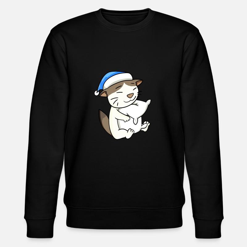 Katze Katzenrasse RagaMuffin - Stanley/Stella Unisex Bio-Sweatshirt CHANGER  - Schwarz