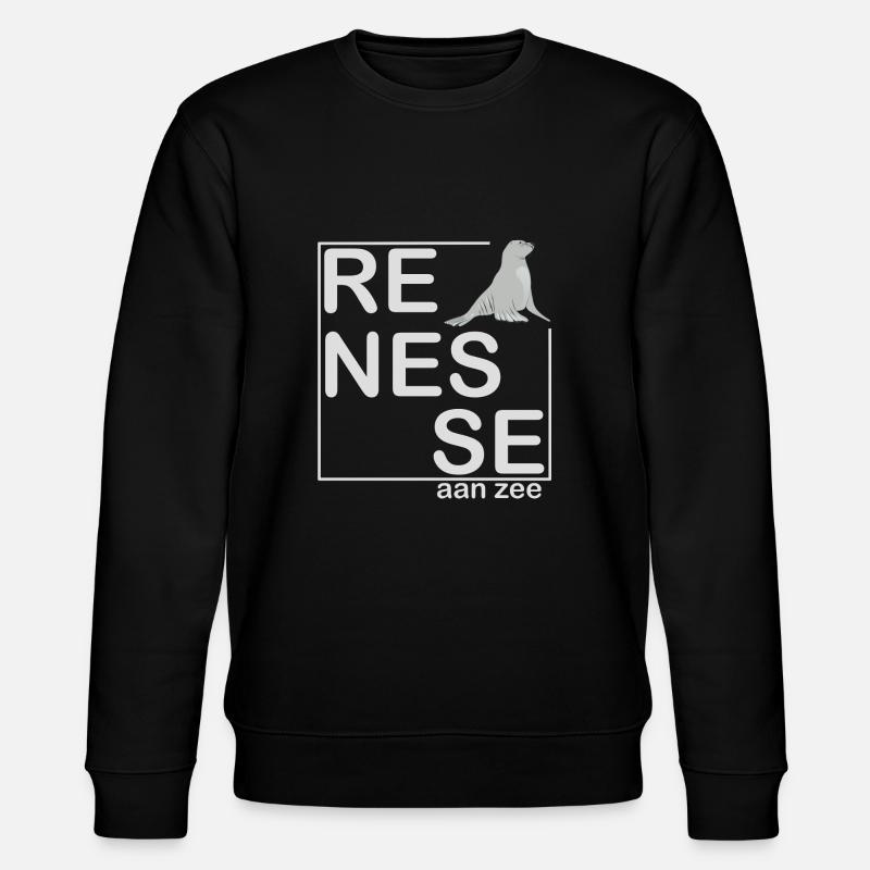 Renesse aan zee phoque - Sweat bio CHANGER Stanley/Stella Unisexe - noir