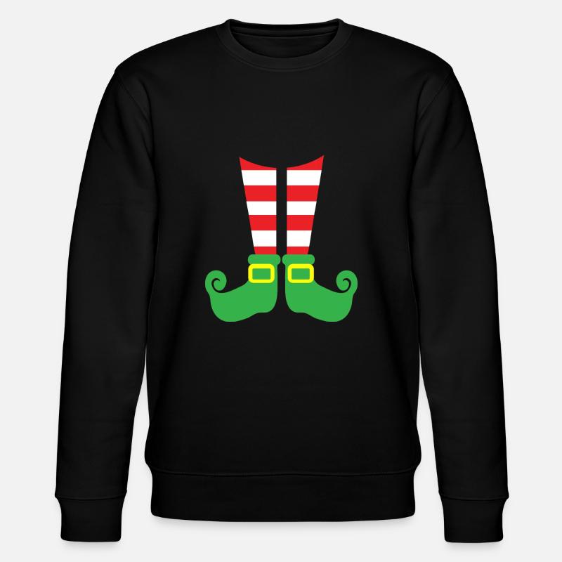 Weihnachtselfenbeinkostüm - Stanley/Stella Unisex Bio-Sweatshirt CHANGER  - Schwarz