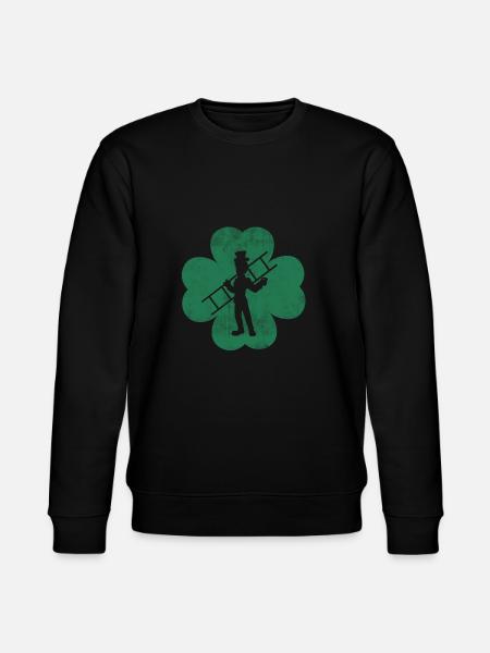 Ramoneur Ramoneur Trèfle artisanat - Sweat bio CHANGER Stanley/Stella Unisexe - noir