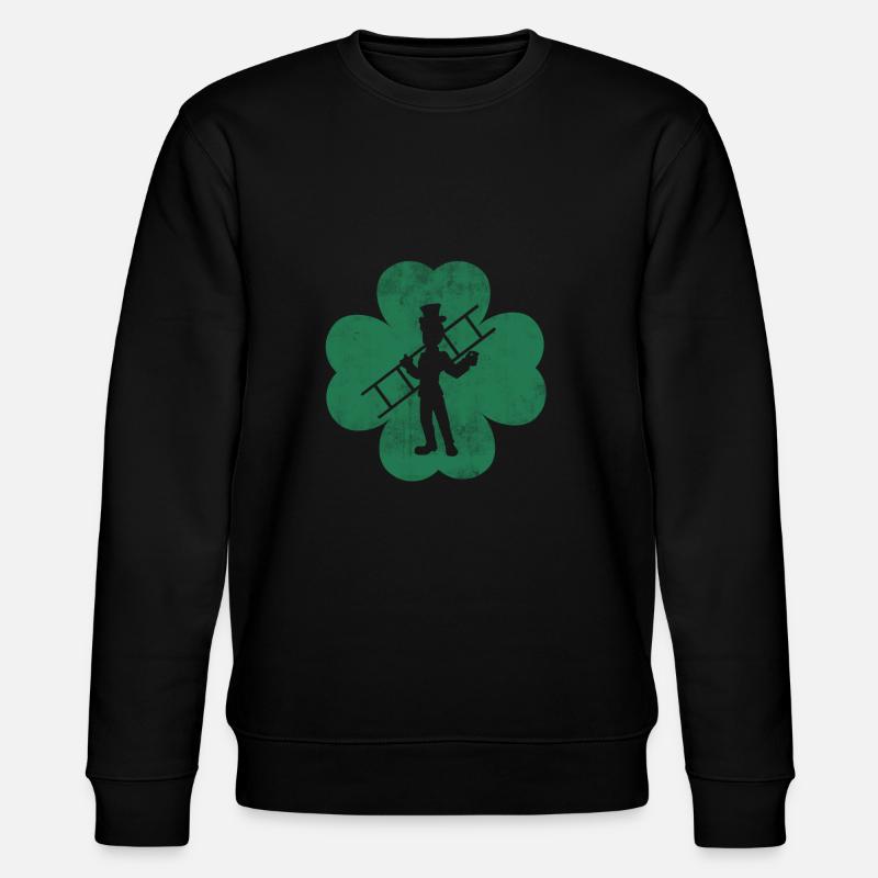 Ramoneur Ramoneur Trèfle artisanat - Sweat bio CHANGER Stanley/Stella Unisexe - noir