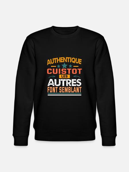 authentique cuistot - Sweat bio CHANGER Stanley/Stella Unisexe - noir