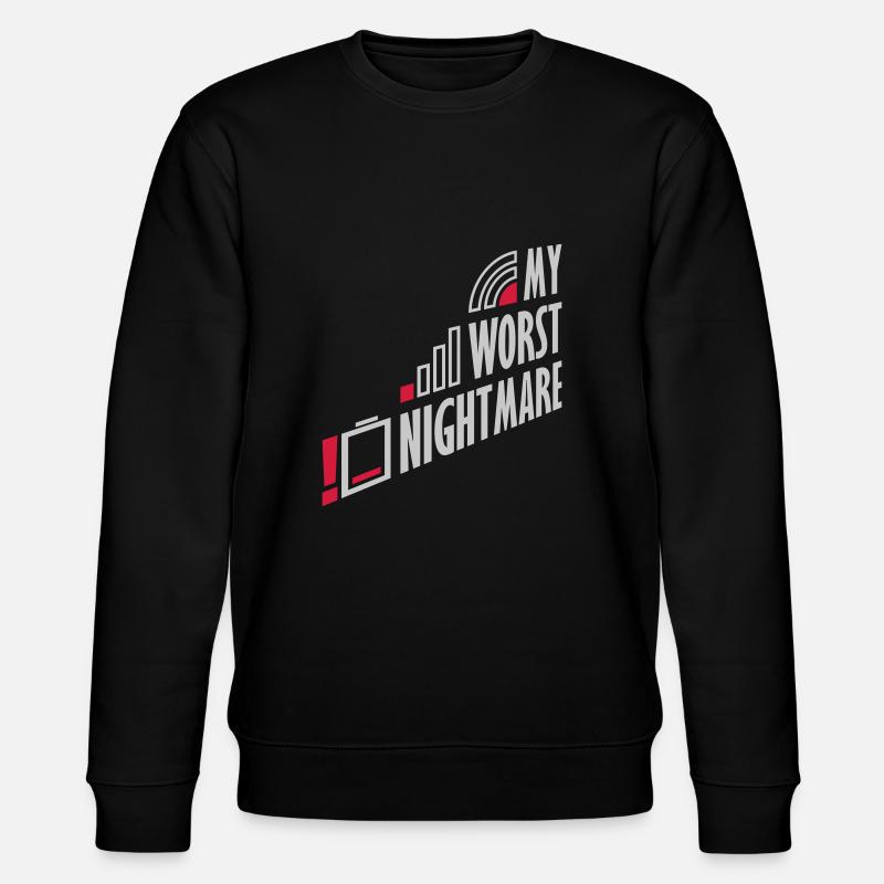 Drôle mon pire cauchemar - Sweat bio CHANGER Stanley/Stella Unisexe - noir