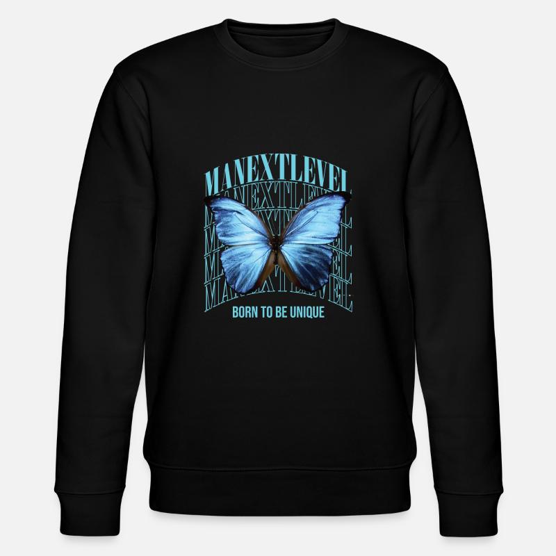 Manextlevel Papillon - Sweat bio CHANGER Stanley/Stella Unisexe - noir