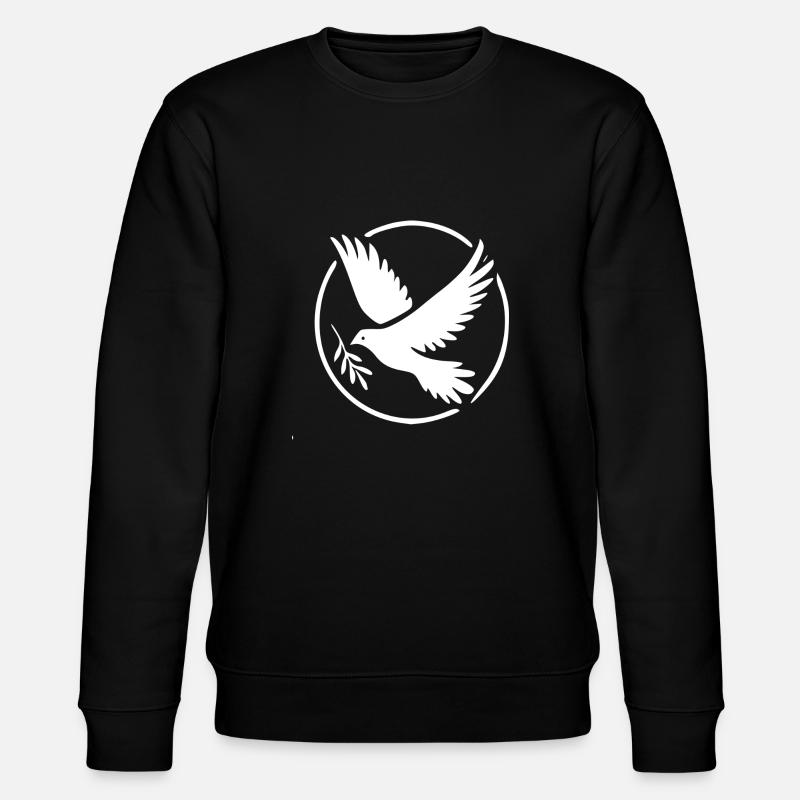 Colombe de la paix - Sweat bio CHANGER Stanley/Stella Unisexe - noir