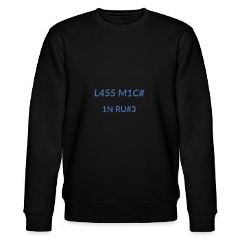 Leave me alone - Stanley/Stella CHANGER Unisex Organic Sweatshirt - black - Front - Nik (191cm) & Marisol (170cm)