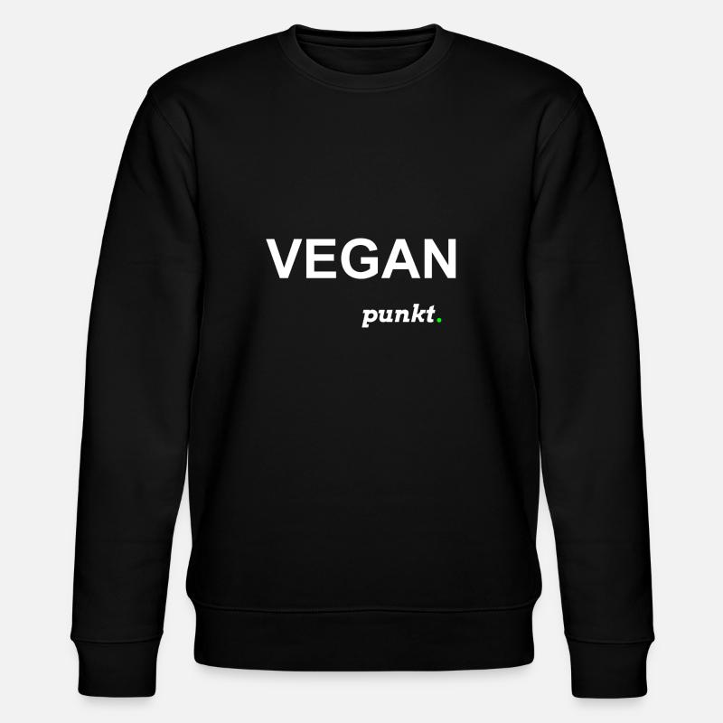 Vegan... Point de déclaration shirt - Sweat bio CHANGER Stanley/Stella Unisexe - noir