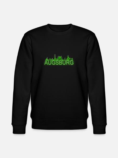 Augsburg - Skyline - Stanley/Stella Unisex Bio-Sweatshirt CHANGER  - Schwarz