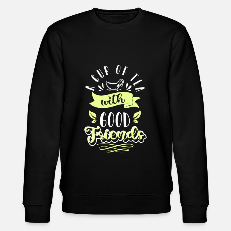 Teacup Tea Lovers Thés - Sweat bio CHANGER Stanley/Stella Unisexe - noir