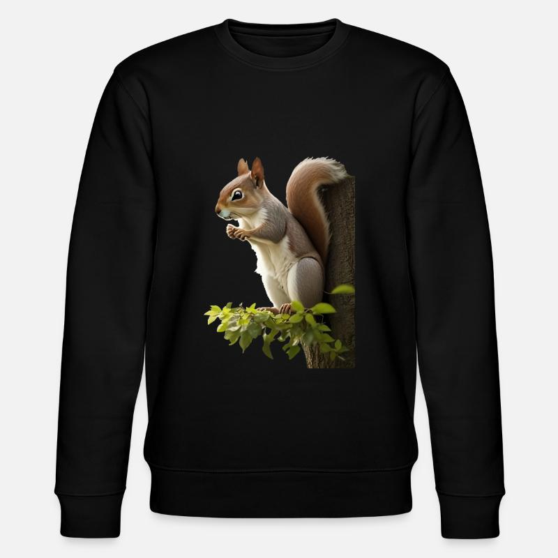 Squirrel - Stanley/Stella CHANGER Unisex Organic Sweatshirt - black